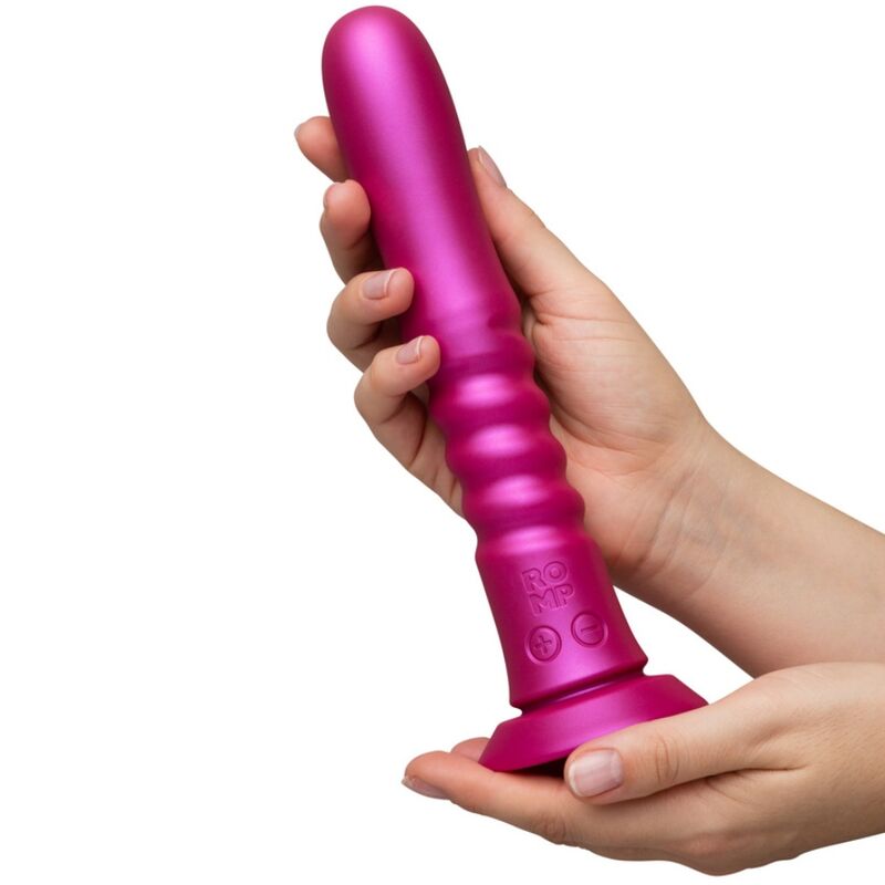 ROMP Jiggle Auf-und-ab-Vibrator mit Saugnapf – Rosa