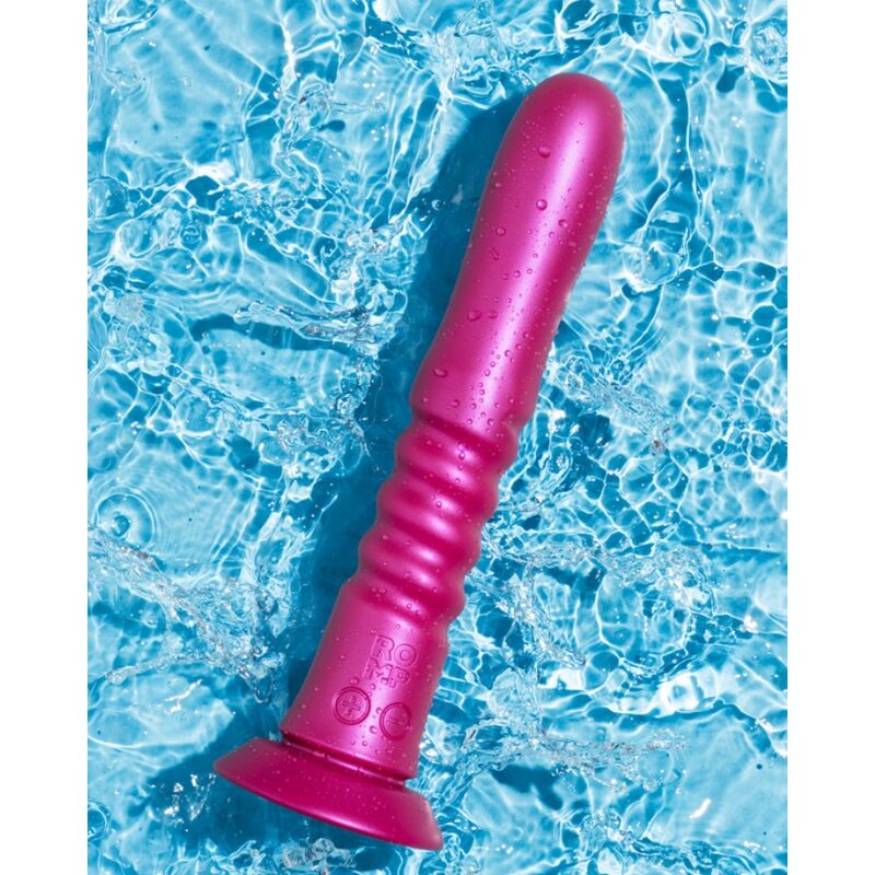 ROMP Jiggle Auf-und-ab-Vibrator mit Saugnapf – Rosa
