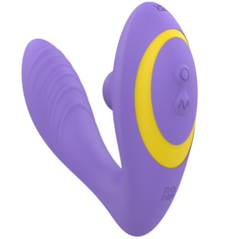 ROMP Reverb G-Punkt-Vibrator mit Klitoris-Sauggeraet Lila