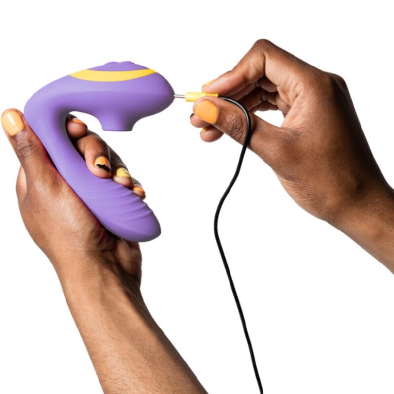 ROMP Reverb G-Punkt-Vibrator mit Klitoris-Sauggeraet Lila