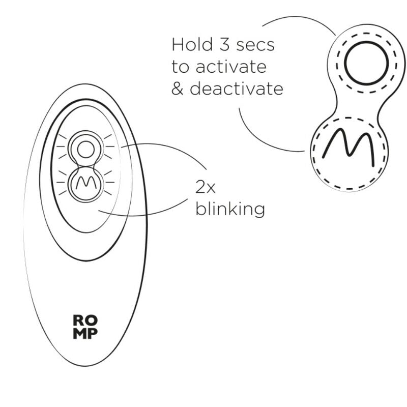 ROMP Reverb G-Punkt-Vibrator mit Klitoris-Sauggeraet Lila