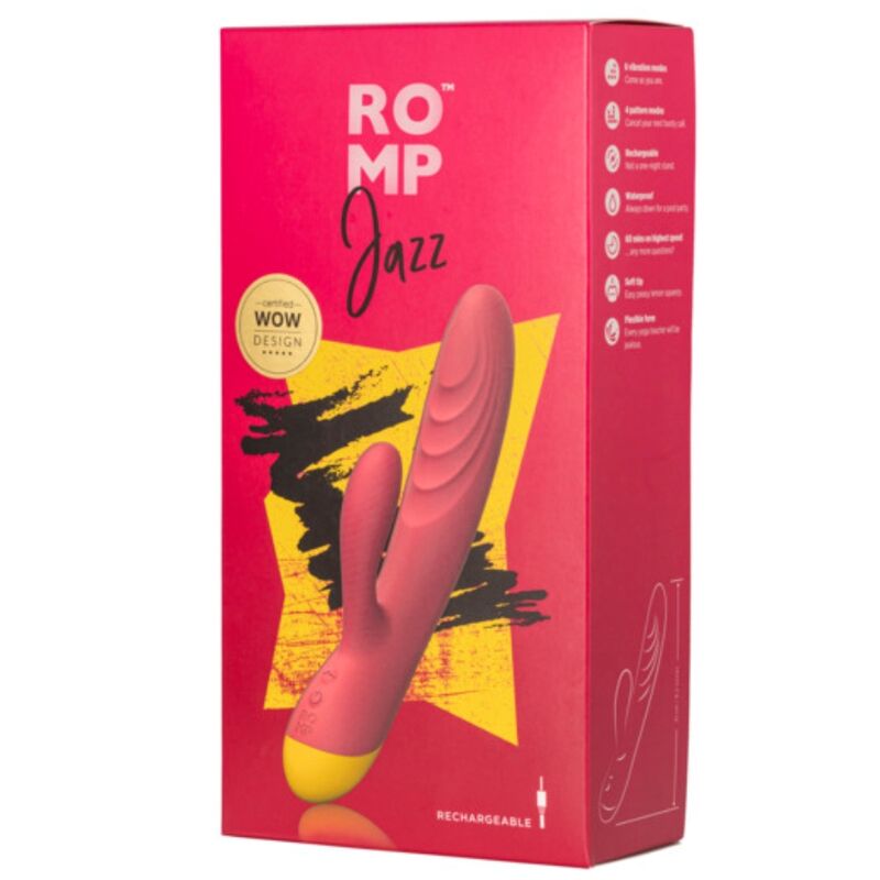 ROMP Jazz Rabbit-Vibrator wiederaufladbar – Rot