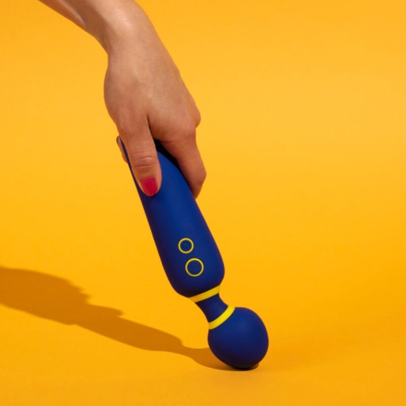 ROMP Flip Vibrationsstab, leise, 10 Modi – Blau