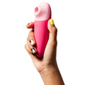 ROMP Shine X Stabvibrator mit Saugfunktion, 10 Stufen – Rosa