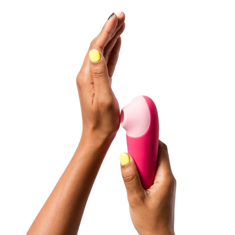 ROMP Shine X Stabvibrator mit Saugfunktion, 10 Stufen – Rosa