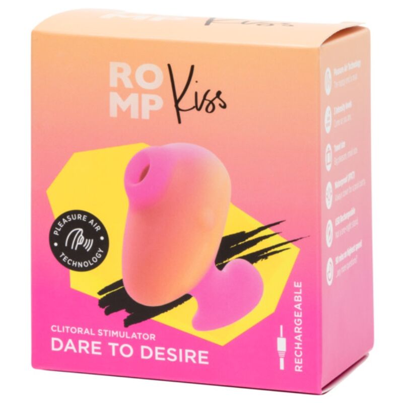 ROMP Kiss Fingervibrator mit Klitoralsaugfunktion