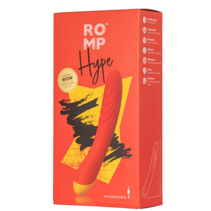ROMP Hype Multifunktions-G-Punkt-Vibrator – Rot