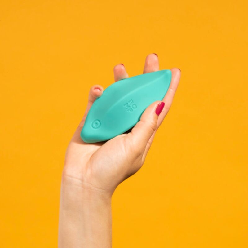 ROMP Wave Wellenvibrator Klitorisstimulator ergonomisch – Aqua