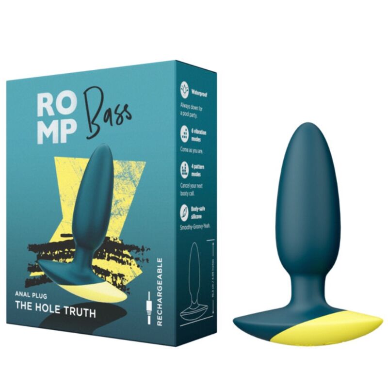 ROMP Bass Analvibrator Plug, 10 cm – Gruen