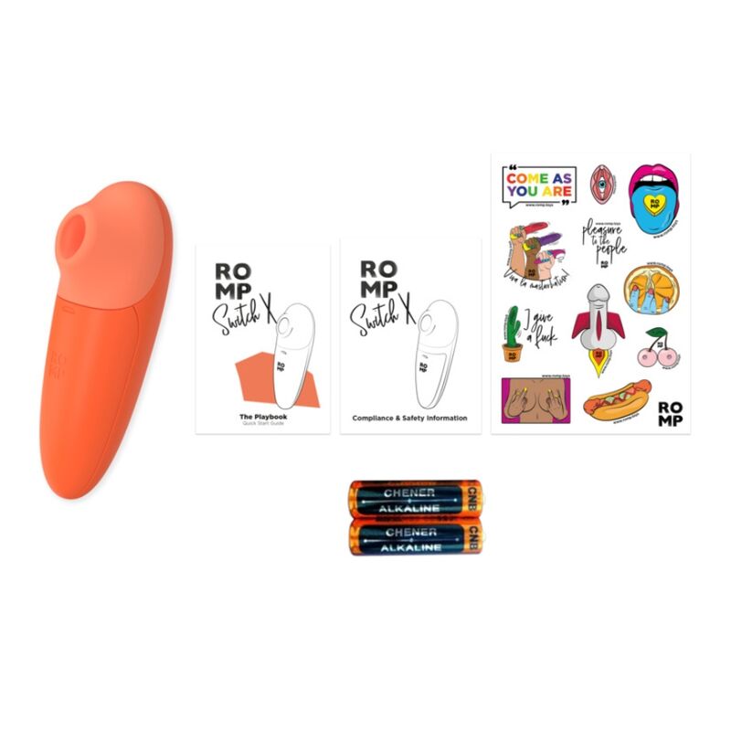 ROMP Switch X Klitorisstimulator, 6 Stufen – Orange