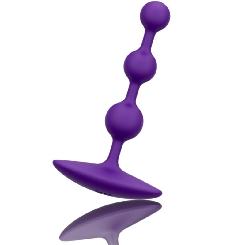 ROMP Amp Flexible Silikon-Analperlen, 12,5 cm – Lila