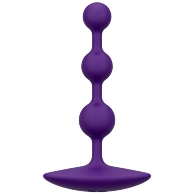ROMP Amp Flexible Silikon-Analperlen, 12,5 cm – Lila