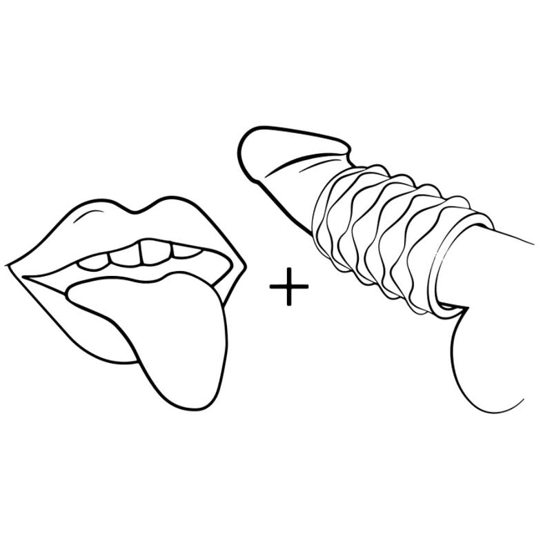 ROMP Mosh Transparenter Maennermasturbator mit wendbarer Huelle