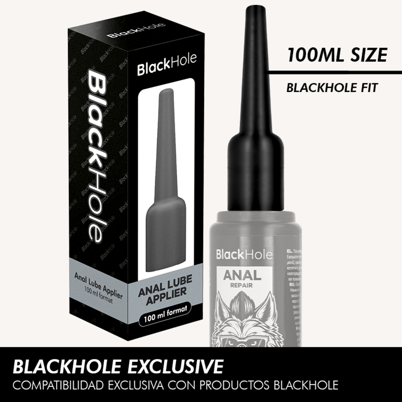 Black Hole Anal-Glaettungsmittel-Applikator – Gr. L, 100 ml