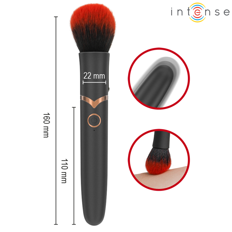 Intense Emilia – Vibrationsbuerste, 10 Modi, 16 cm