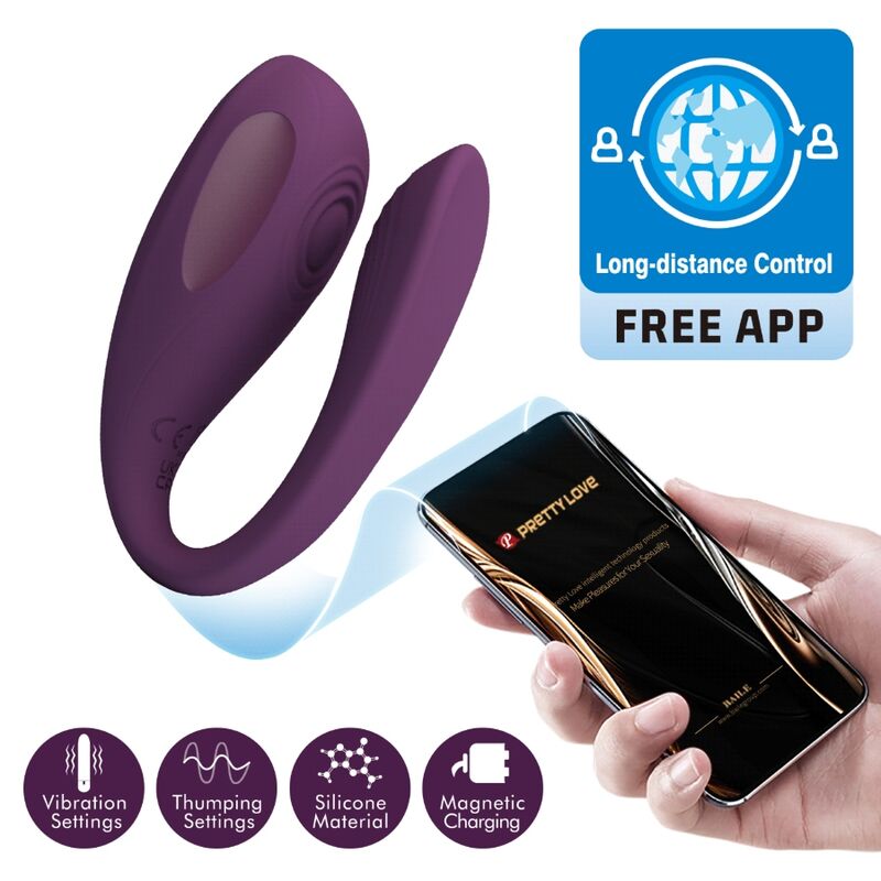 Pretty Love – Aari Lila Klitoris-Massagegerät Kostenlose App