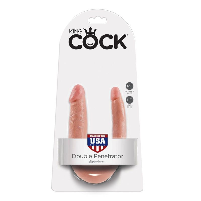 King Cock Doppelpenetrationsdildo 12.7 cm Natürlich