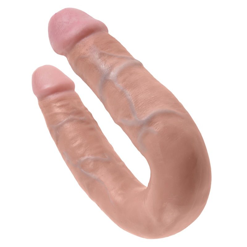 King Cock Doppelpenetrationsdildo 13.9 cm Natürlich