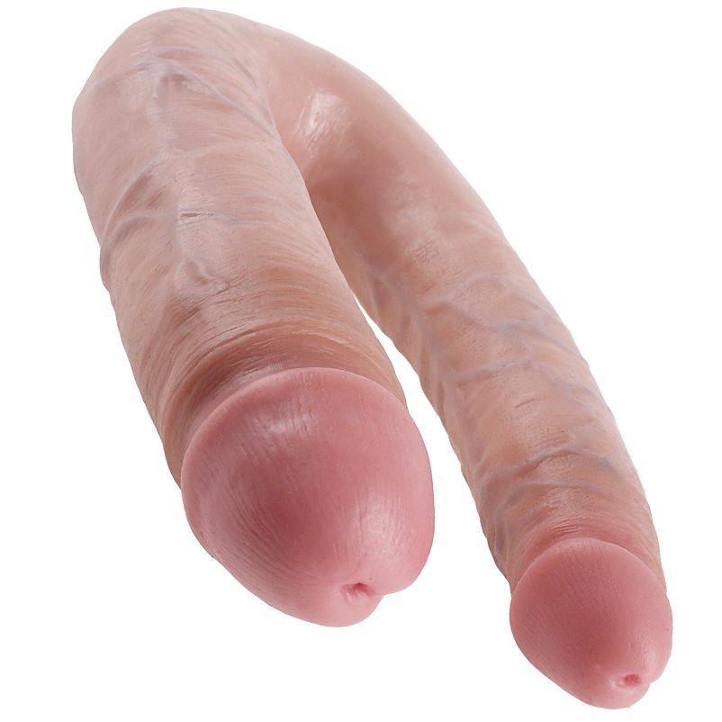 King Cock Doppelpenetrationsdildo 17.8 cm Natürlich