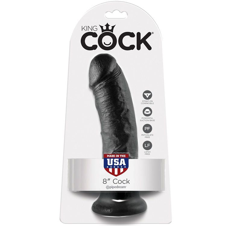 King Cock 8 Dildo Schwarz 20.3 cm