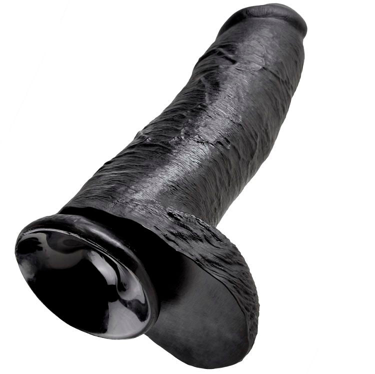 King Cock Dildo Schwarz mit Eier 30.48 cm