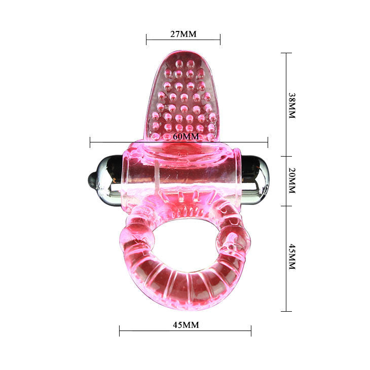 Baile for Him Sweet Abs 10 Rhythms Ring Rosa Vibrator Penis...