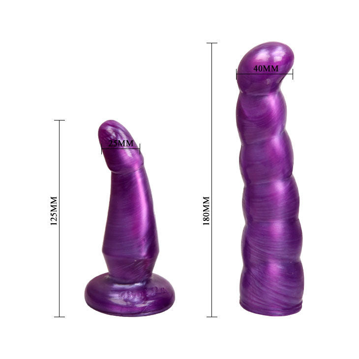 Baile Weibliches Anal und Vaginalgeschirr Flieder G-Punkt 17 cm