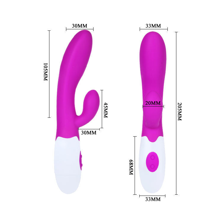 High Tech Pretty Love - Flirtation Alvis Vibrator mit Klitoris-Stim...