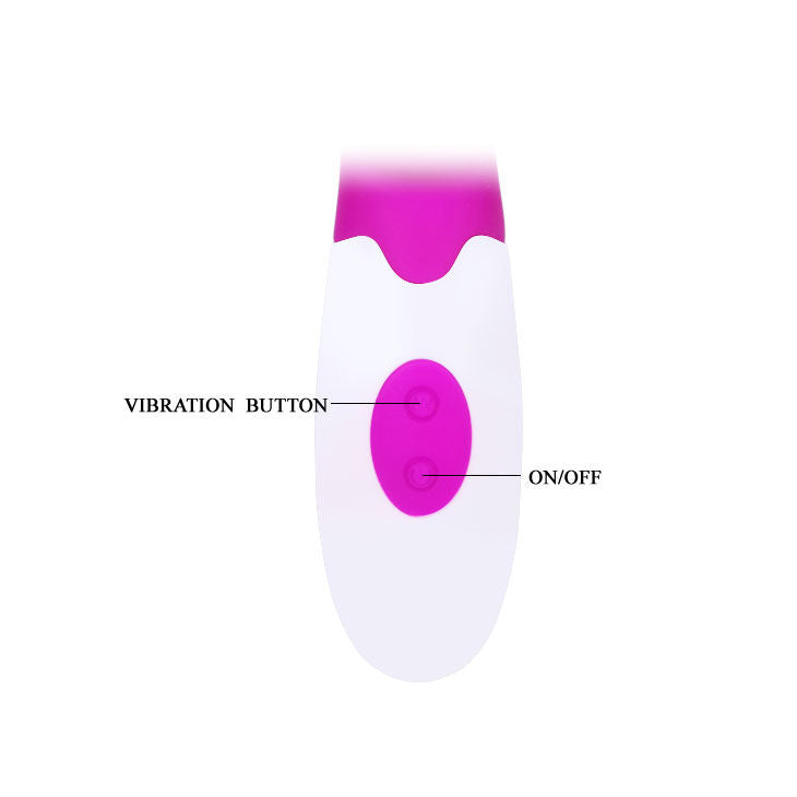 High Tech Pretty Love - Flirtation Alvis Vibrator mit Klitoris-Stim...