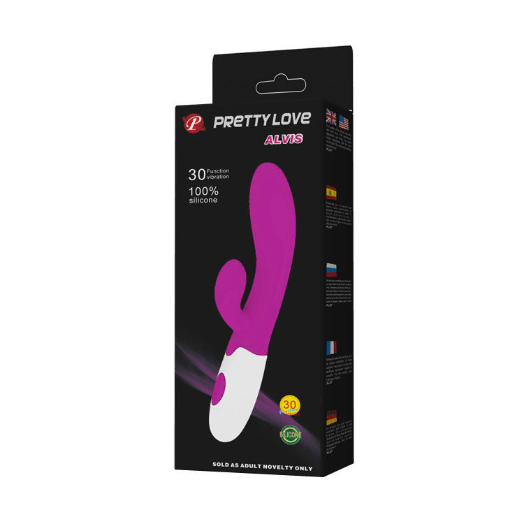 High Tech Pretty Love - Flirtation Alvis Vibrator mit Klitoris-Stim...