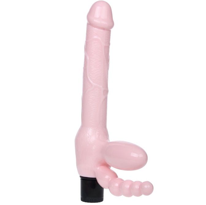Baile Seilloser Tpr-Gurt mit Vibration und Analstimulation 25.4 cm