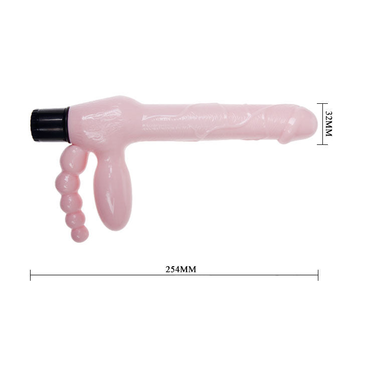 Baile Seilloser Tpr-Gurt mit Vibration und Analstimulation 25.4 cm