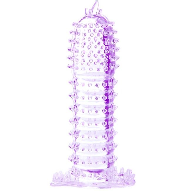 Baile for Him Penishülle mit Reizpunkten Lila 14 cm