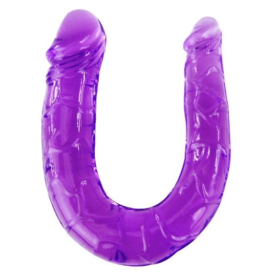 Baile Anal Doppeldildo in Flieder Flexibler Gelee