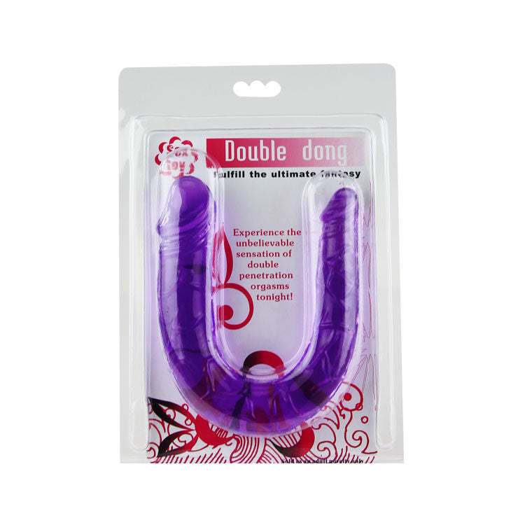 Baile Anal Doppeldildo in Flieder Flexibler Gelee
