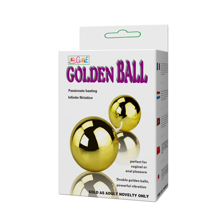 Baile Stimulating Baile - Goldener Vibrator mit Chinesischen Bllen