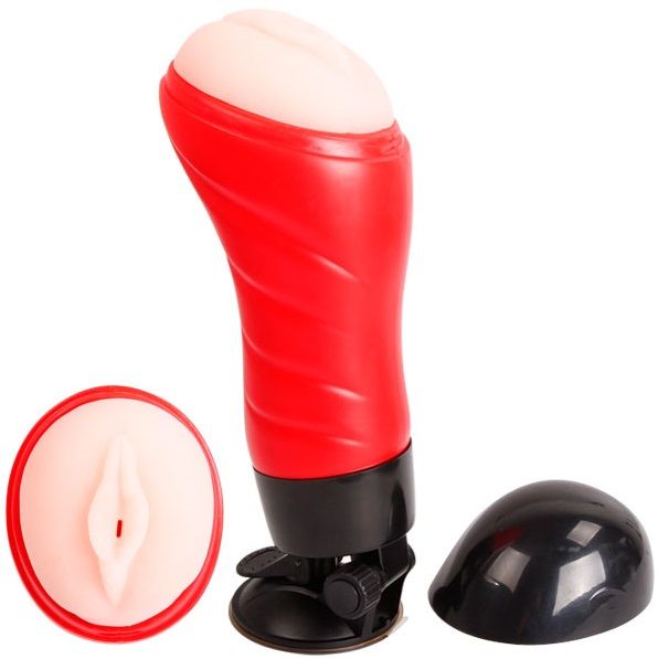 Crazy Bull Vagina mit Sprachmasturbatorbasis