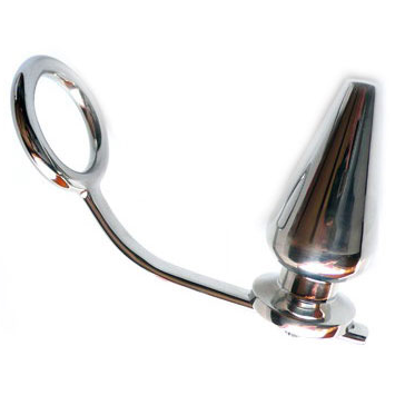 Metal Hard Stahlring mit Analplug, 45X50 Mm