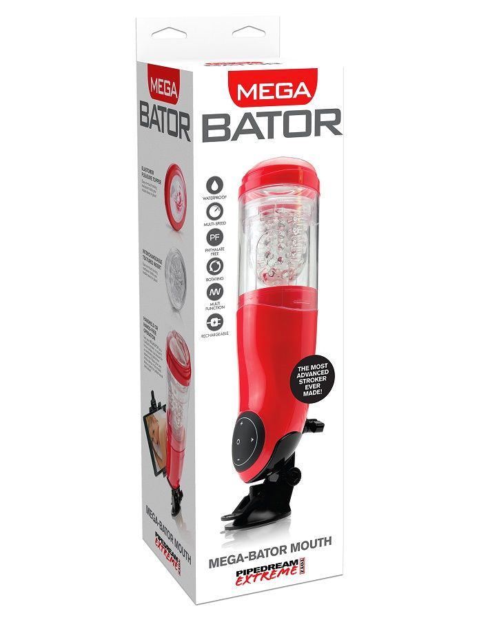 Extreme Toyz Pdx Mega Bator Usb Mnnlicher Masturbator Mund Rot