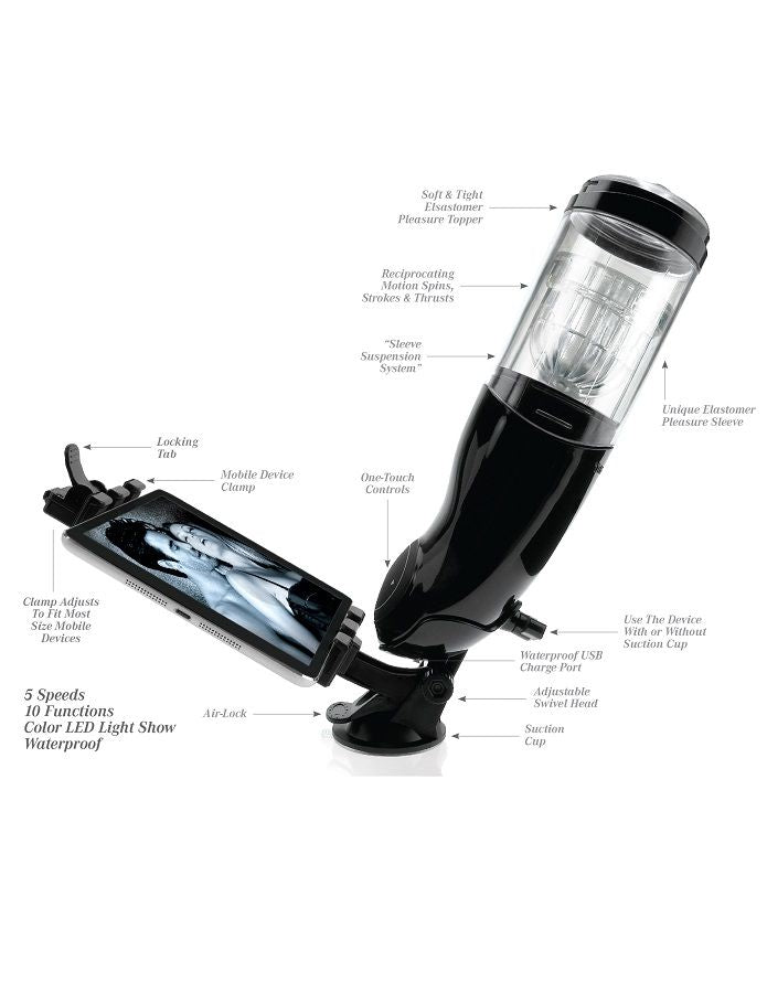 Extreme Toyz Pdx Mega Bator Usb Mnnlicher Masturbator Mund Rot