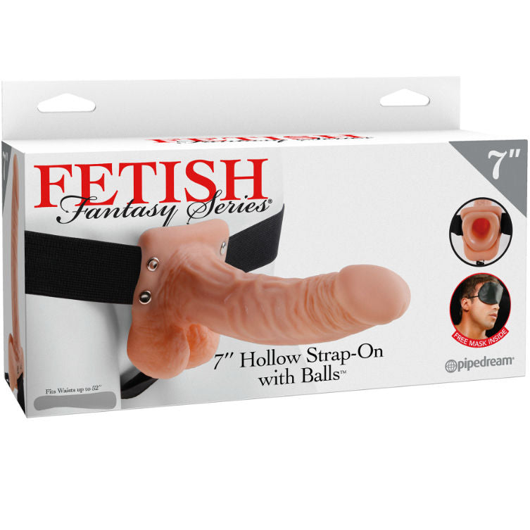 Fetish Fantasy Series 7 Hohl Strap-On mit Bllen 17,8 cm Fleisch