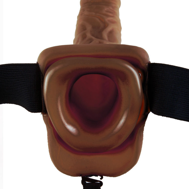 Fetish Fantasy Series 9 Hohl Strap-On mit Bllen 22,9 cm Braun