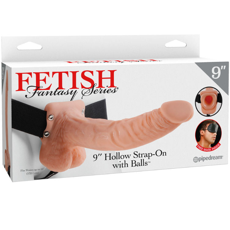 Fetish Fantasy Series 9 Hohl Strap-On mit Bllen 22,9 cm Fleisch