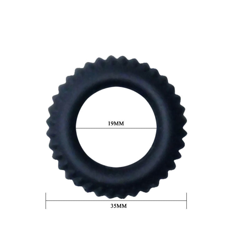 Baile for Him Titan Cockring Schwarz 1.9 cm