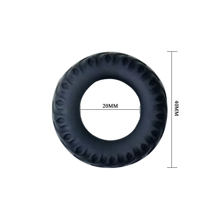 Baile for Him Titan Cockring Schwarz Grün 2 cm
