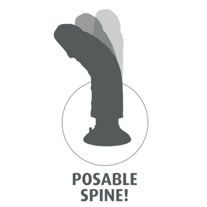 King Cock Vibrierender Dildo mit Hoden 20.3 cm Natur