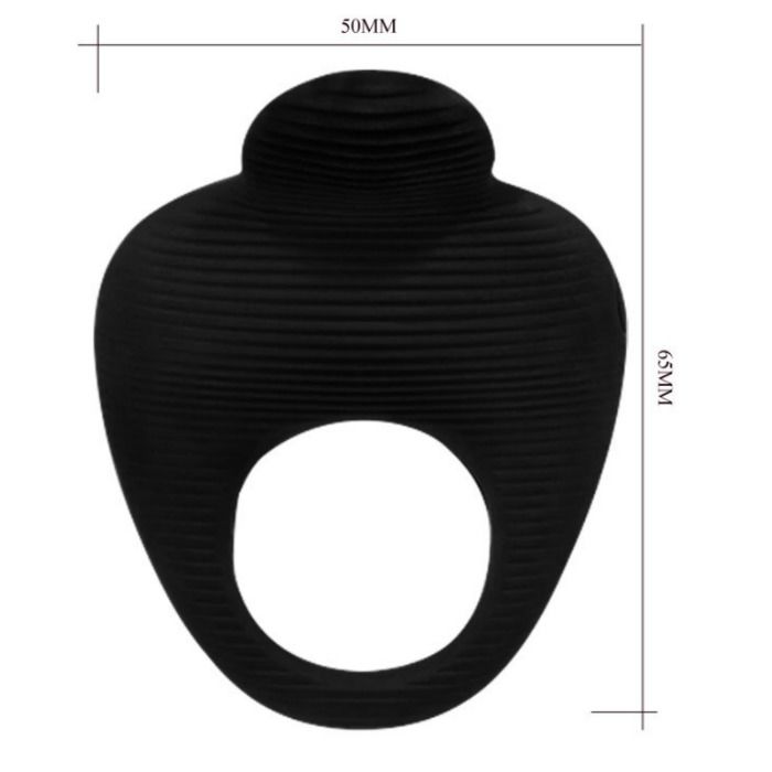 For Him Pretty Love - Thimble Vibratorring Schwarz