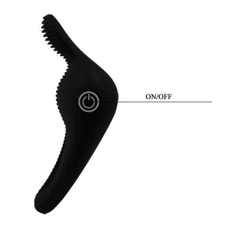 For Him Pretty Love - Thimble Vibratorring Schwarz