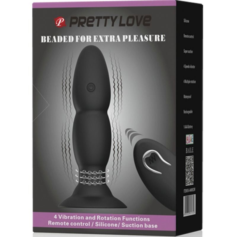 Remote Control Pretty Love - Plug Vibrator und Rotation durch Fernb...