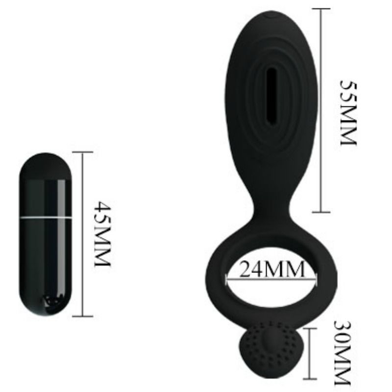 For Him Pretty Love - Ethel Vibrationsring mit Stimulator